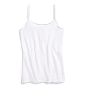 NWT Tucker + Tate Women's Long Camisole Layering Top White Size L $35 C618